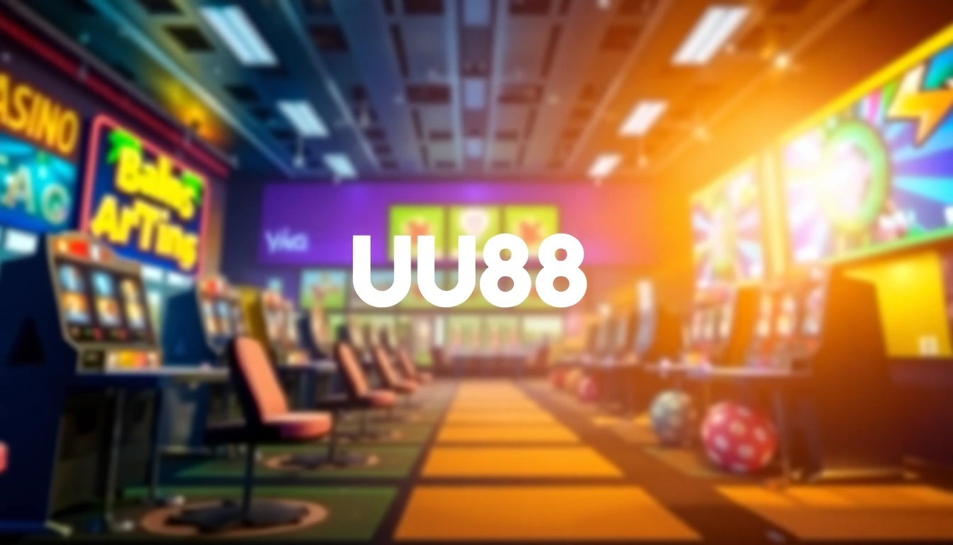 Engaging image showcasing UU88 online casino platform with secure gameplay, appealing graphics, and a welcoming atmosphere for players.